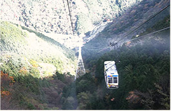 石槌山登山索道